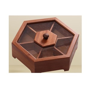 Caja de frutas secas de madera Sheesham Premium creada para encimera de cocina de lujo para el hogar, almacenamiento y decoración - Product Image 1