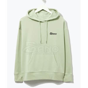 Bajo MOQ personalizado OEM personalizado mujer Color sólido invierno logotipo personalizado estampado mujeres sudaderas con capucha para la venta - Product Image 1