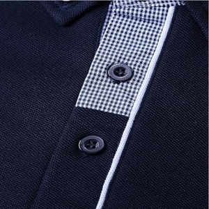 เสื้อโปโลผ้าฝ้าย100% ระบายอากาศสำหรับผู้ชายเสื้อเชิ้ตแขนสั้นปักลายแบบเรียบง่ายฤดูร้อนออกแบบได้อย่างเรียบง่ายคุณภาพสูงใส่สบาย - Product Image 4