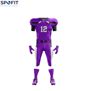 Maillot de football américain tendance grande taille en maille respirante de polyester – Uniforme de rugby et de football américain - Product Image 3