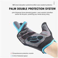 Guantes Profesionales de Ciclismo para Deportes al Aire Libre, Protección UV, Transpirables, Impermeables, Antideslizantes, con Material de Gel, Unisex, OEM