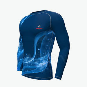 Entraînement de gymnastique moderne pour hommes Confortable longue protection contre les éruptions cutanées Compression Styles de motifs personnalisés Meilleures ventes Différentes tailles - Product Image 3