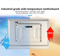 10,4 "TFT LCD Quad-Core estilo de escritorio 10mm bisel pantalla táctil Industrial impermeable IP65 Panel PC sin ventilador todo en una computadora