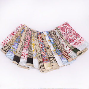 Bandana en coton imprimé en bloc, écharpe de créateur en gros, unisexe, pour le cou, le poignet, bandeau durable, léger, tendance, tissu réutilisable - Product Image 3