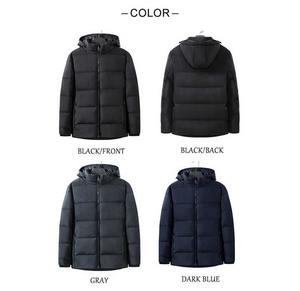 Chaqueta acolchada impermeable del Norte personalizada de alta calidad para hombre, deportes de invierno de lona, bolsillos cálidos y acogedores con cremallera brillante para clima frío - Product Image 4