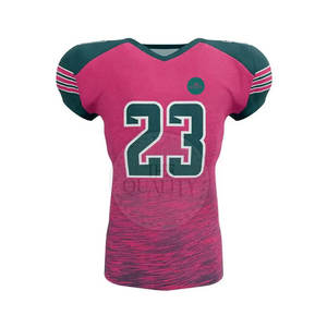 Ropa deportiva Color sólido Uniforme de fútbol americano Tallas grandes Manga corta Secado rápido Hecho a medida Spandex/Poliéster Todas las estaciones - Product Image 3