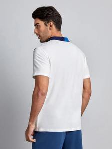 เสื้อยืดโปโลสำหรับผู้ชายเสื้อโปโลผ้าฝ้าย100% ดีไซน์เนอร์ลำลองทรงพอดีตัวแบบถักมีสไตล์โลโก้ออกแบบได้ตามต้องการ - Product Image 2