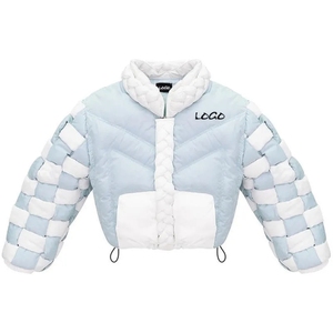 Unisex Winter Outdoor Puffer Jacket High Quality Waterproof <b>Camouflage</b> Patchwork Design with Pockets - Product Image 1