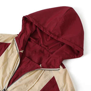 Veste coupe-vent 2-en-1 personnalisée du fabricant pour hommes Col à capuche zippé respirant Caractéristique 100% Polyester Streetwear pour - Product Image 4