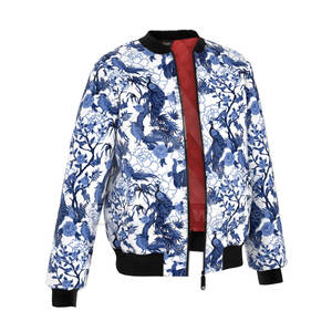 Diseñe su propio logotipo Hombres Chaqueta de bombardero Servicio OEM Hombres ligeros Sublimación Satén Chaquetas de bombardero para la venta - Product Image 4