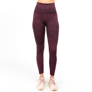 New Arrival Plus Size Women Mid <b>Leggings</b> Pants Best Material Workout Sportswear Acid Wash Solid <b>Pattern</b> Quick Dry Breathable - Product Image 1