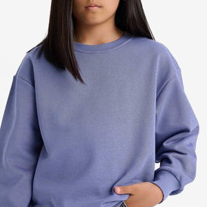 Soft Cotton Fleece Fabric <b>Sweatshirt</b> Warm And Lightweight Casual Wear Custom Logo Printing / Embroidery <b>Long</b> Sleeve Design 2026 - Product Image 2