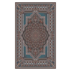 <b>RUGS</b> DEPOT LXDP-0924 Wholesale <b>Charcoal</b> <b>Grey</b> Contemporary Abstract Digital Printed Machine Washable Chenille Area <b>Rug</b> Non Slip - Product Image 1