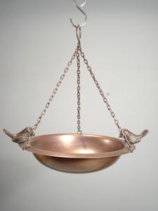 Bebedero para Pájaros Colgante de Cobre para Uso en Interiores y Exteriores - Product Image 5