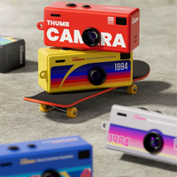 Novedad: Llaveros de juguete con forma de cámara IKodakers, con función de cámara digital, figuras de caja sorpresa, serie a granel, modelo de material ABS para diversión
