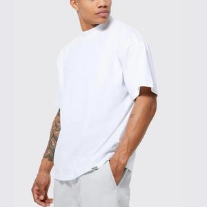 Vêtements de fitness grande taille T-shirt pour hommes T-shirt Slim Fit uni personnalisé en gros Gym casual coton pour hommes vierge High Street - Product Image 2