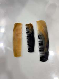 Peine de Cuerno de Vaca Auténtico Antiestático para Hombre, Diseño Náutico de Alta Calidad, Peine de Cuerno de Buey Pulido de Estilo Antiguo - Product Image 5