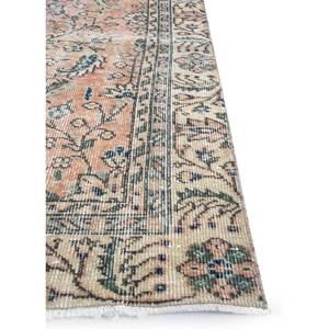 Alfombra de Lana Anudada a Mano de Gran Tamaño, Estilo Vintage, Pae-3334, Patrón Floral Rojo Naranja, para Sala de Estar, Pasillo, Rectangular, para Adolescentes - Product Image 4