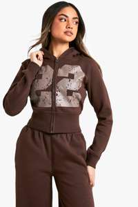 Chándal con estampado de 22 cremalleras para mujer, chándal transpirable con estampado de alta calidad - Product Image 4