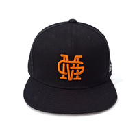 Casquette de baseball brodée 5 panneaux de haute qualité, logo couleur personnalisé, fermeture intégrale, boucle argentée/cuivrée, 100% coton, unisexe, pour l'extérieur