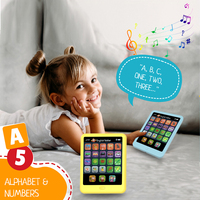 Tablette d'apprentissage pour enfants, machine de puzzle d'éducation précoce, jouet éducatif interactif pour les tout-petits, appareil d'apprentissage préscolaire