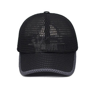 <b>Top</b> Selling Summer Sports Baseball Caps for Men Sun <b>Hat</b> Full Mesh Net Customizable Outdoor Breathable Trucker Cap 2025 - Product Image 4