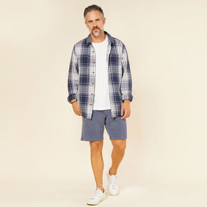 Short de jogging vintage personnalisé OEM avec ceinture élastique délavée à l'acide confortable 100% short de jogging en molleton de coton pour - Product Image 5