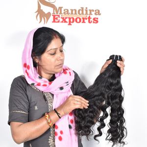 100% ต่อผมมนุษย์ยาวสองชั้นสไตล์ลอนคลื่นลึกแบบหลวมๆ - Product Image 4