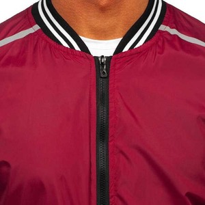 Chaquetas Estampadas Personalizadas de Alta Calidad al por Mayor para Hombre, Chaqueta Bomber de Cuello Alto para Hombre - Product Image 6