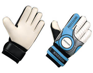 Gants de gardien de but professionnels de haute qualité pour hommes adultes en Latex de cuir noir avec logo rouge blanc bleu doigts en caoutchouc articles de sport - Product Image 6