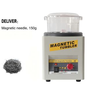 KT-185 Limpiador de Joyas por Volteo Magnético, Máquina de Pulido y Desbaste, Pulidora Magnética para Joyería - Product Image 6