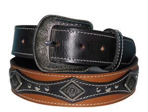 Cinturones occidentales de cuero de calidad exclusiva con cinturón de cuero occidental de diseño personalizado a precio mayorista - Product Image 2