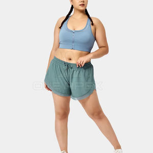 Pantalones cortos cómodos transpirables informales para mujer Precio al por mayor Nuevo diseño Pantalones cortos de mujer de color sólido - Product Image 4