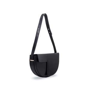 Bolso de hombro negro informal para mujer P54566 - Product Image 2