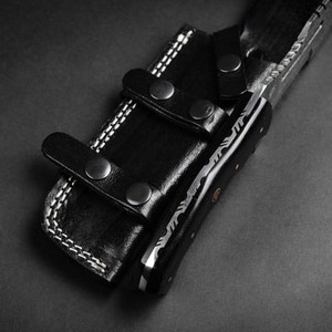 Nuevo diseño Hecho a mano Damasco Acero Guerreros Tanto Cuchillo cuchillo de supervivencia-Mango de micarta con Funda de cuero genuino. - Product Image 5