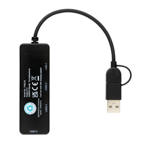 ฮับ USB พร้อมพอร์ต RCS พลาสติกรีไซเคิลสองอินพุต - Product Image 2