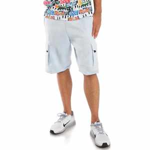 Pantalones cortos de lana de verano transpirables de algodón para hombre, informales, con estampado de pantalla, sólidos, antiarrugas, con cordón, transpirables, cómodos - Product Image 3