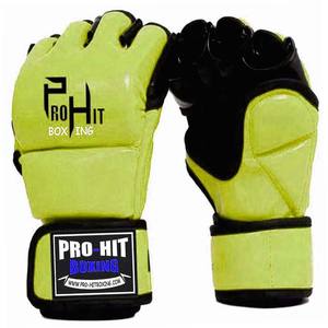 Gants de combat en cuir de qualité professionnelle Gants de combat MMA pour adultes Nouveaux gants MMA demi-doigt de haute qualité pour hommes - Product Image 6