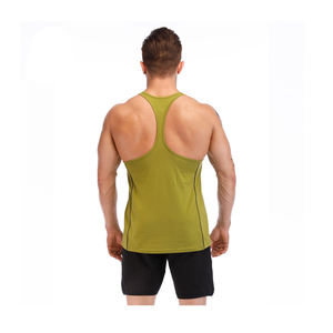 Camiseta sin mangas de color sólido personalizada de último diseño para hombre, camisetas sin mangas de secado rápido de alta calidad para gimnasio con muchos colores con logotipo personalizado - Product Image 6