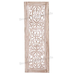Panel decorativo de pared largo tallado en MDF, Panel colgante de pared, Panel de pared decorativo de forma redonda tallado en MDF de lujo a precio competitivo - Product Image 3