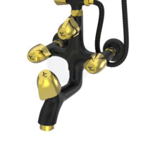 Set Pancuran Air Terjun dengan Material Tahan Lama dan Awet, Set Pancuran Hujan Bertekanan Tinggi Modern untuk Rumah dan Kamar Mandi Hotel