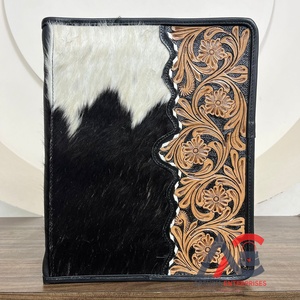 แฟ้มสะสมผลงานอเนกประสงค์สำหรับใส่หนังวัวผมแฟชั่นแบบ2025พร้อมซิปปิดที่ปลอดภัย - Product Image 1