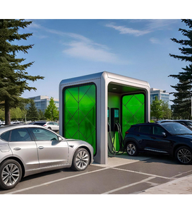 Station de recharge pour véhicules électriques absorbant le carbone – Système de recharge extérieur écologique - Product Image 4