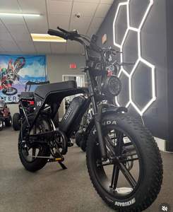 Bicicleta Eléctrica Híbrida Riddsta Q20 Pro de Venta Rápida, 750W 2000W, Neumático Grueso de 20 Pulgadas - Product Image 1