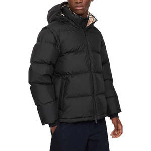 Chaqueta Acolchada Ligera para Hombre, de Manga Larga, con Cremallera Completa, Brillante, Híbrida, Resistente al Agua, Plegable y con Capucha - Product Image 5