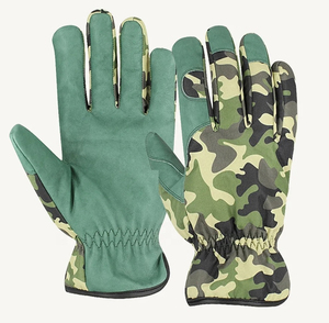 ถุงมือกีฬาอุตสาหกรรมที่ดีที่สุดด้วยหนังแกะหนังโพลีเอสเตอร์ผ้าป้องกันด้านหลังสำหรับการประกอบหน้าจอสัมผัสงานสวน - Product Image 2