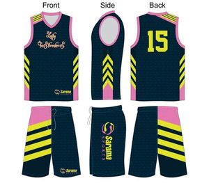 Uniforme de basket-ball de qualité supérieure Uniforme de basket-ball nouveau design Uniforme de basket-ball personnalisé en gros, - Product Image 5