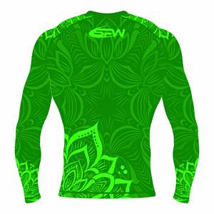 Camiseta de Compresión para Hombre, Ajuste Muscular, Mezcla de Poliéster y Elastano con Paneles Transpirables que Absorben la Humedad, Ideal para Gimnasio y MMA - Product Image 6