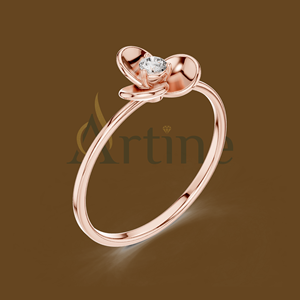 Anillos CZ a granel baratos de 18K para tiendas de comercio electrónico - Product Image 1