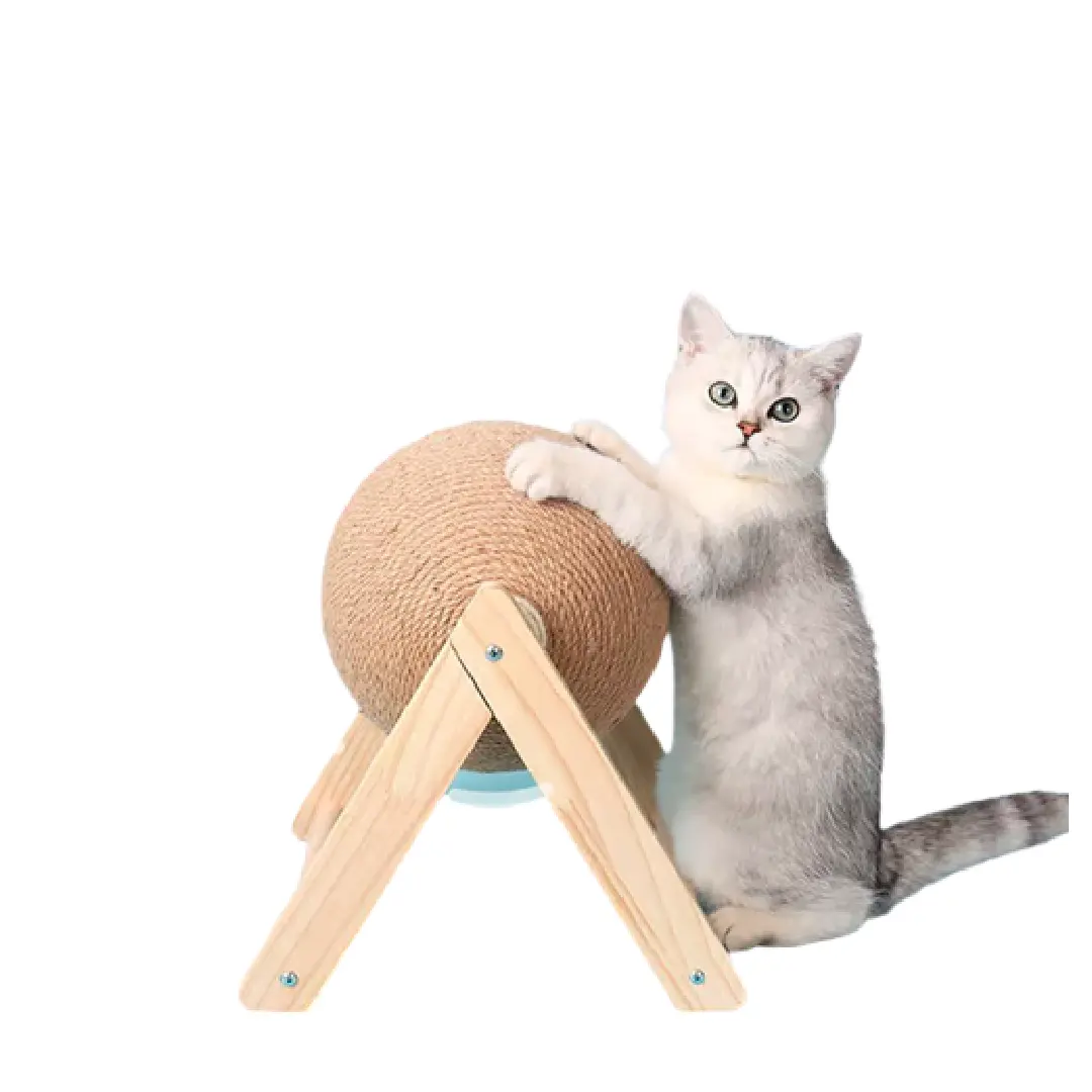नई डिजाइन अच्छी कीमत पर्यावरण के अनुकूल बिल्ली scratching गेंद खिलौना बिल्ली आपूर्ति वियतनाम से wholesales